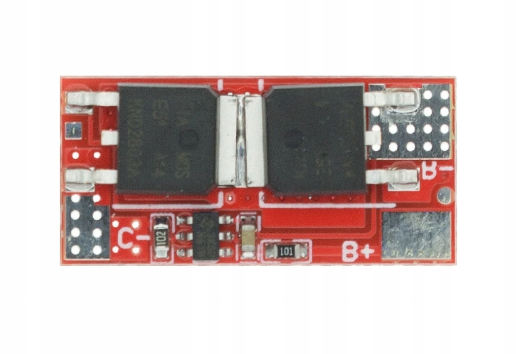 Zabezpieczenie wysokoprądowe PCM BMS do Li-Ion 1S 10A 3,7V 4,2V / 0026 Kod producenta BMS 1S 10A