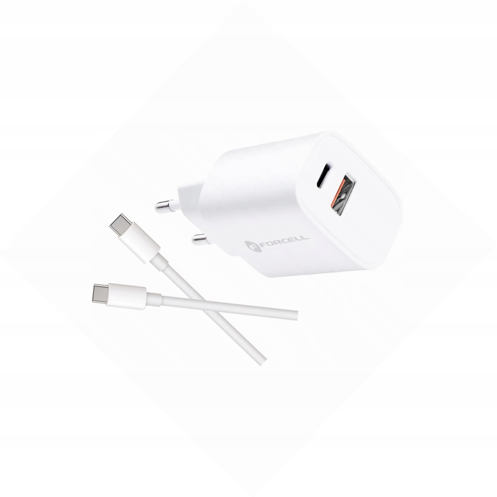 Szybka ładowarka 30W 2 porty z długim kablem 2m do Samsung Galaxy S25 Plus
