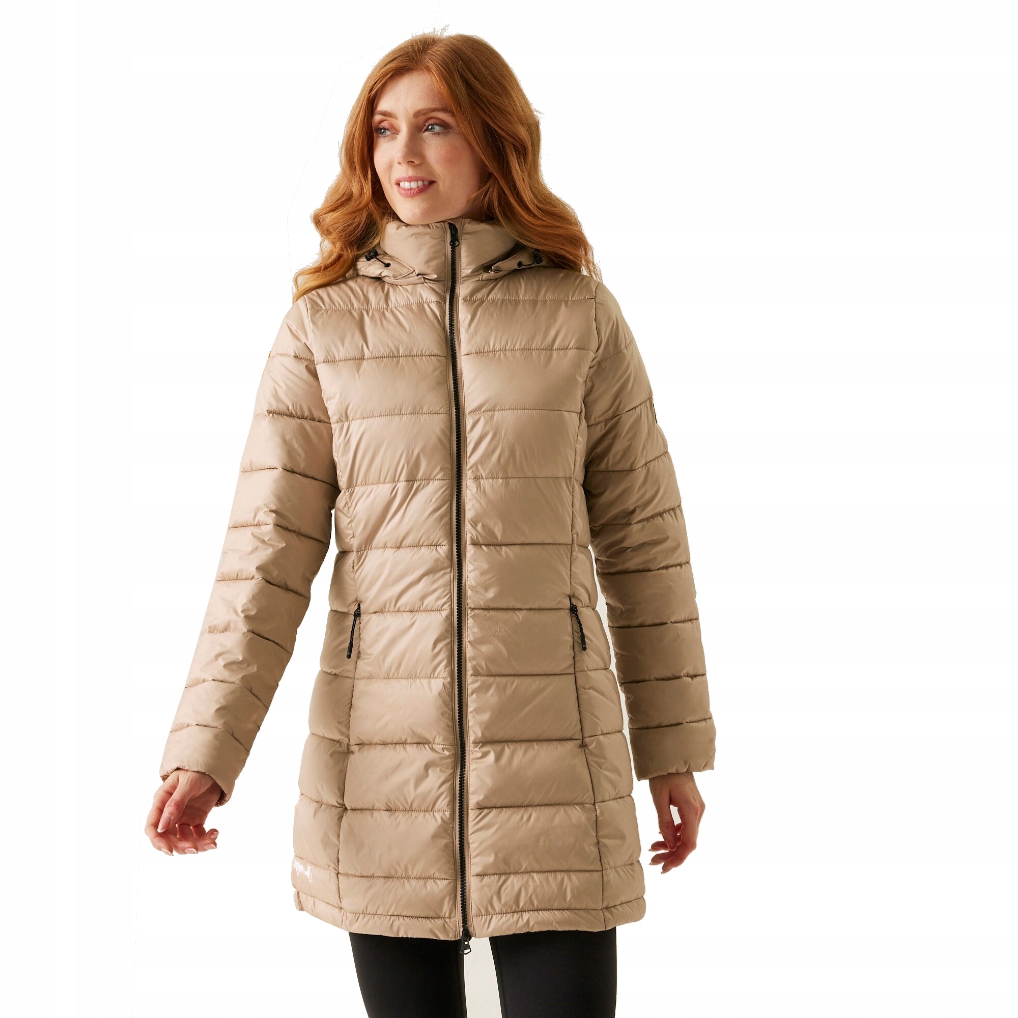 Dámský zateplený kabát Regatta RWN208 2B4 béžový S