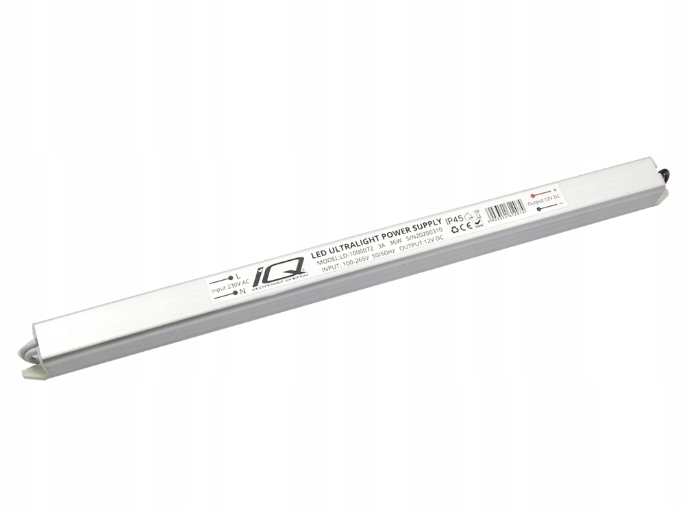 Zasilacz 12V 36W 3A ULTRA SLIM TAŚMY LED LU36 LED DRIVER IQEPE MEBLOWY Typ zasilacz