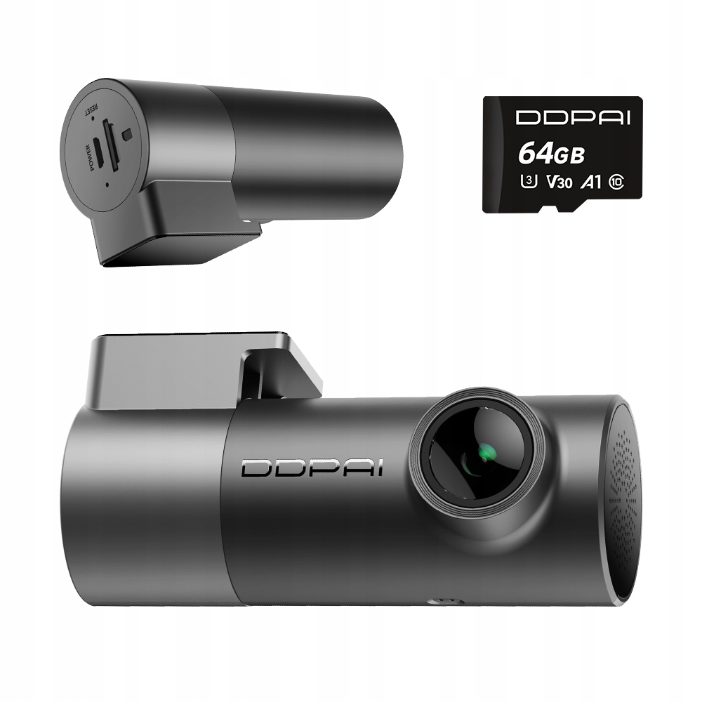 Wideorejestrator Ddpai Mini Pro 2K Kamera Samochodowa Qhd Wdr WiFi 64GB