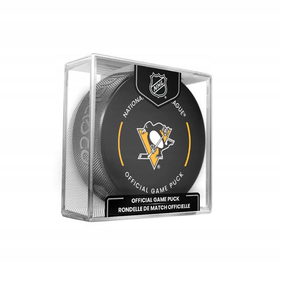 Fanoshowski krążek NHL Official Game Puck (1szt) (Team: Pittsburgh Penguins)