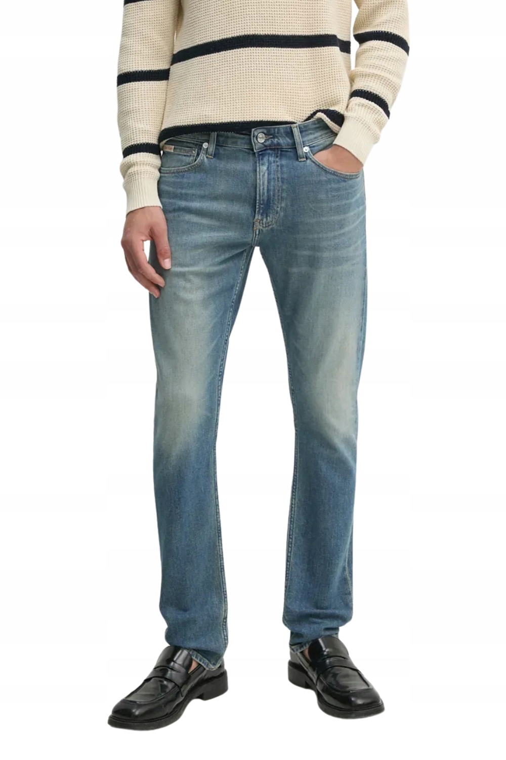 Calvin Klein Modré pánské džíny Slim 32/32