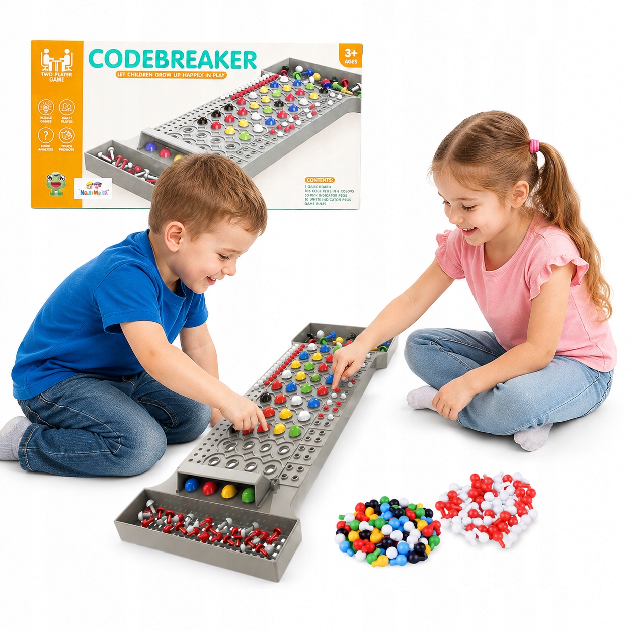 Gra Logiczna Codebreaker Mastermind Rodzinna Gra Strategiczna dla 2 Osób