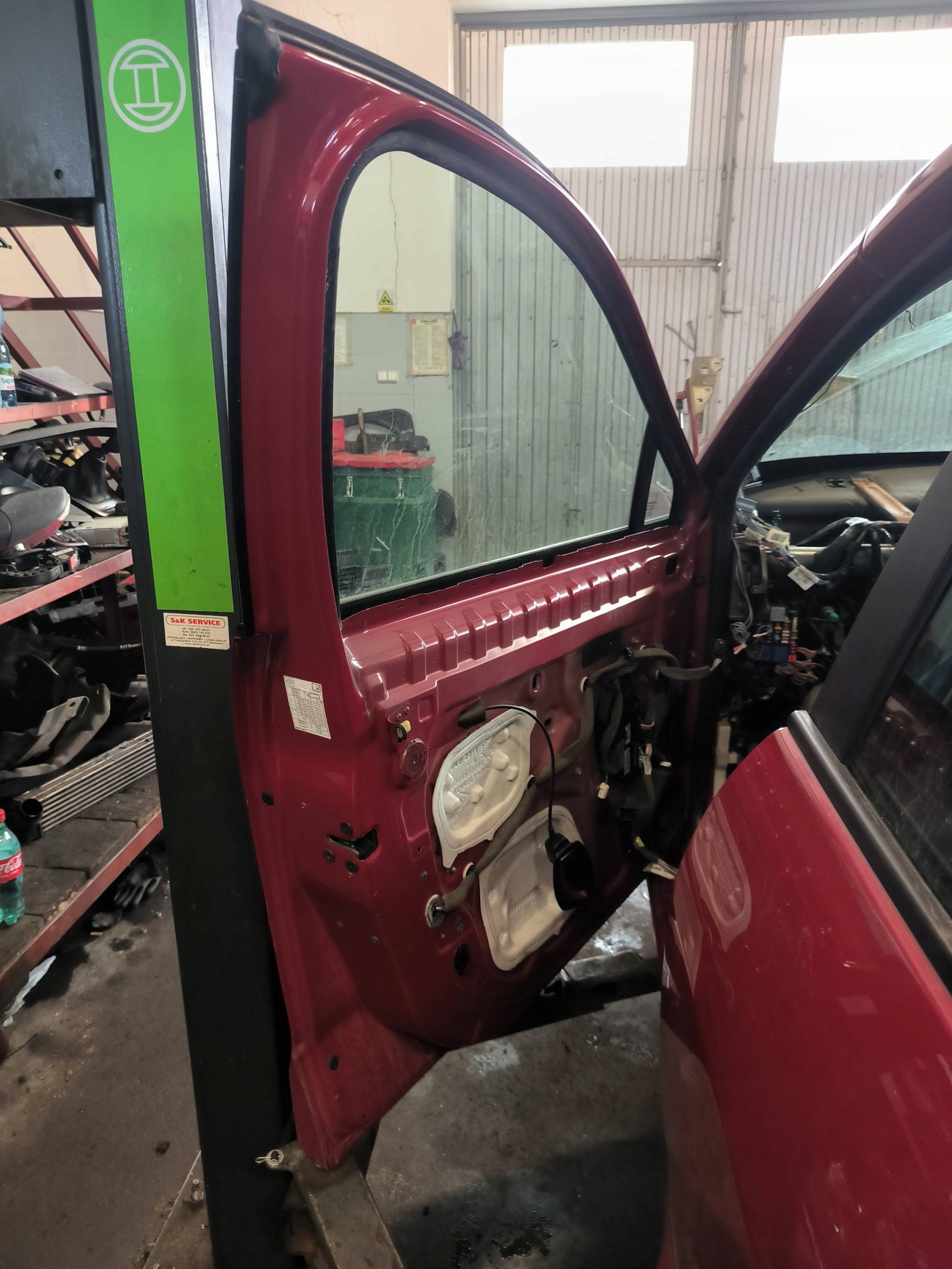 door left front TENNJ RENAULT MEGANE SCENIC III