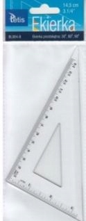

Ekierka prostokątna 14,5 cm Tetis