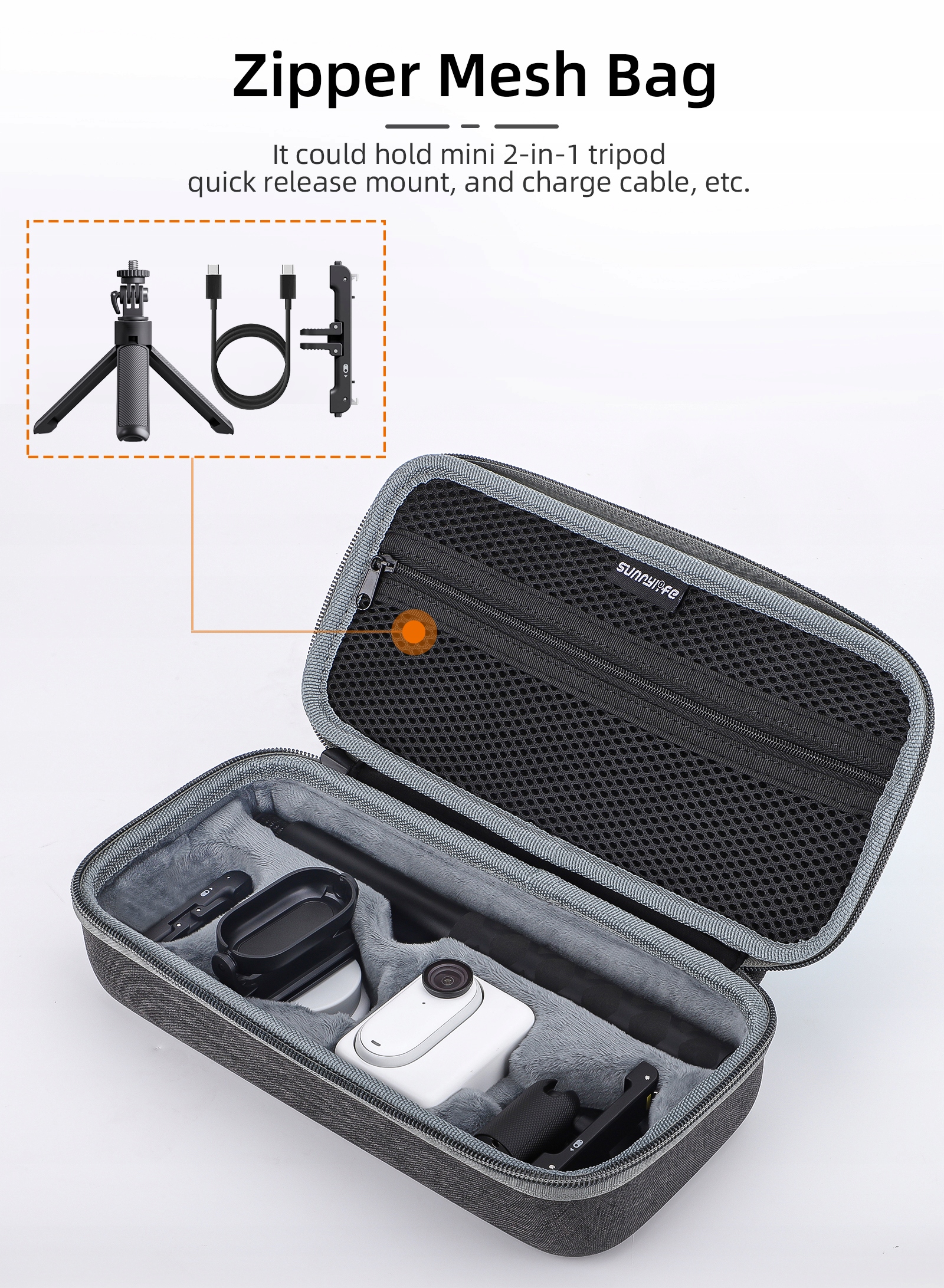 TORBA DO INSTA360 GO 3 ZESTAW TORBA PRZECHOWYWANIA Model IST-B675