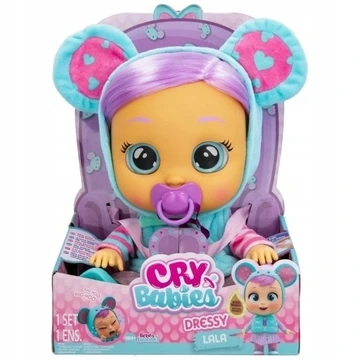 Lalka CRY BABIES ŁZY Dressy LALA interaktywny bobas PŁACZĄCY lalka