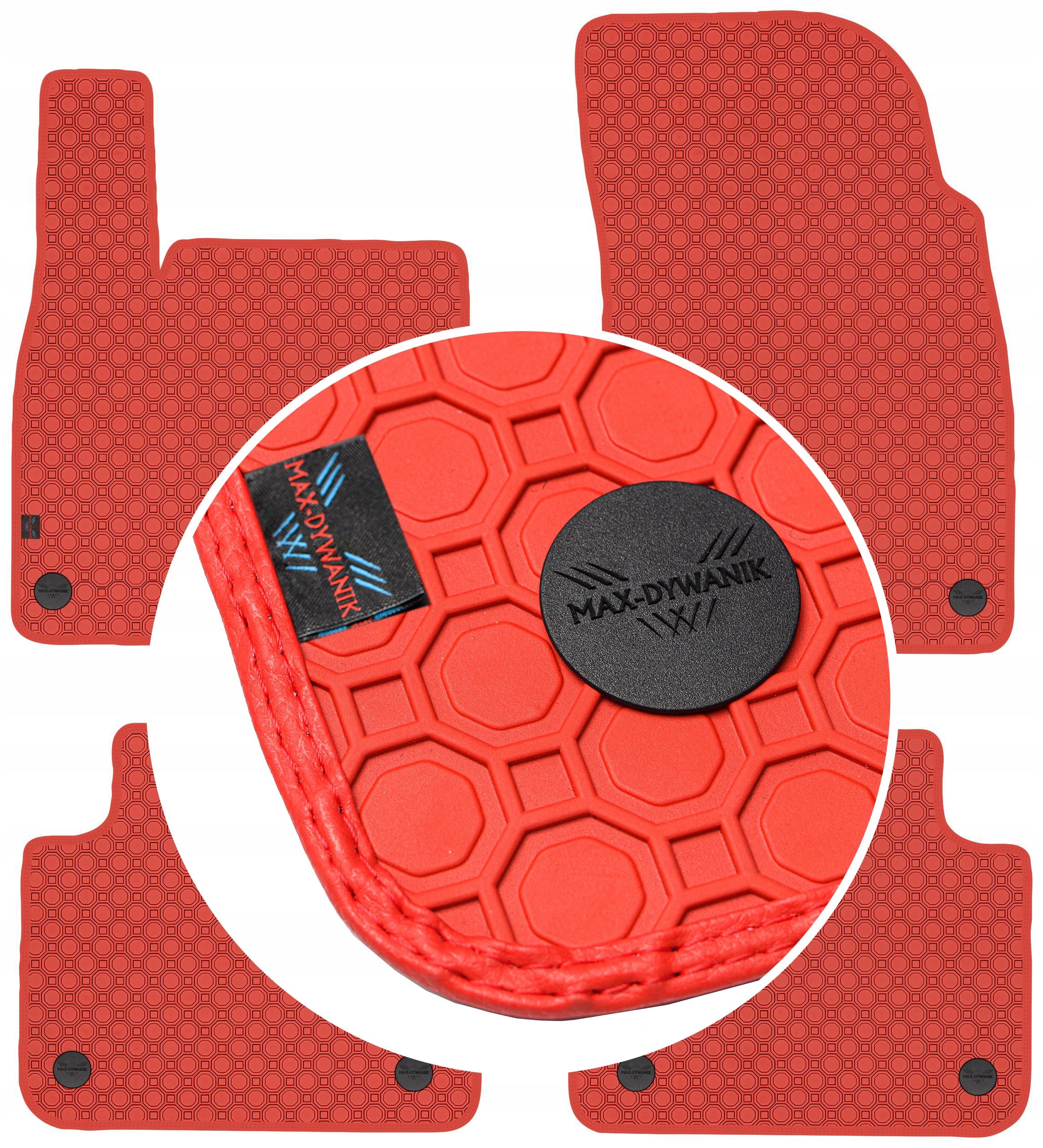 Vw Touareg III 2018 Koberce Červené