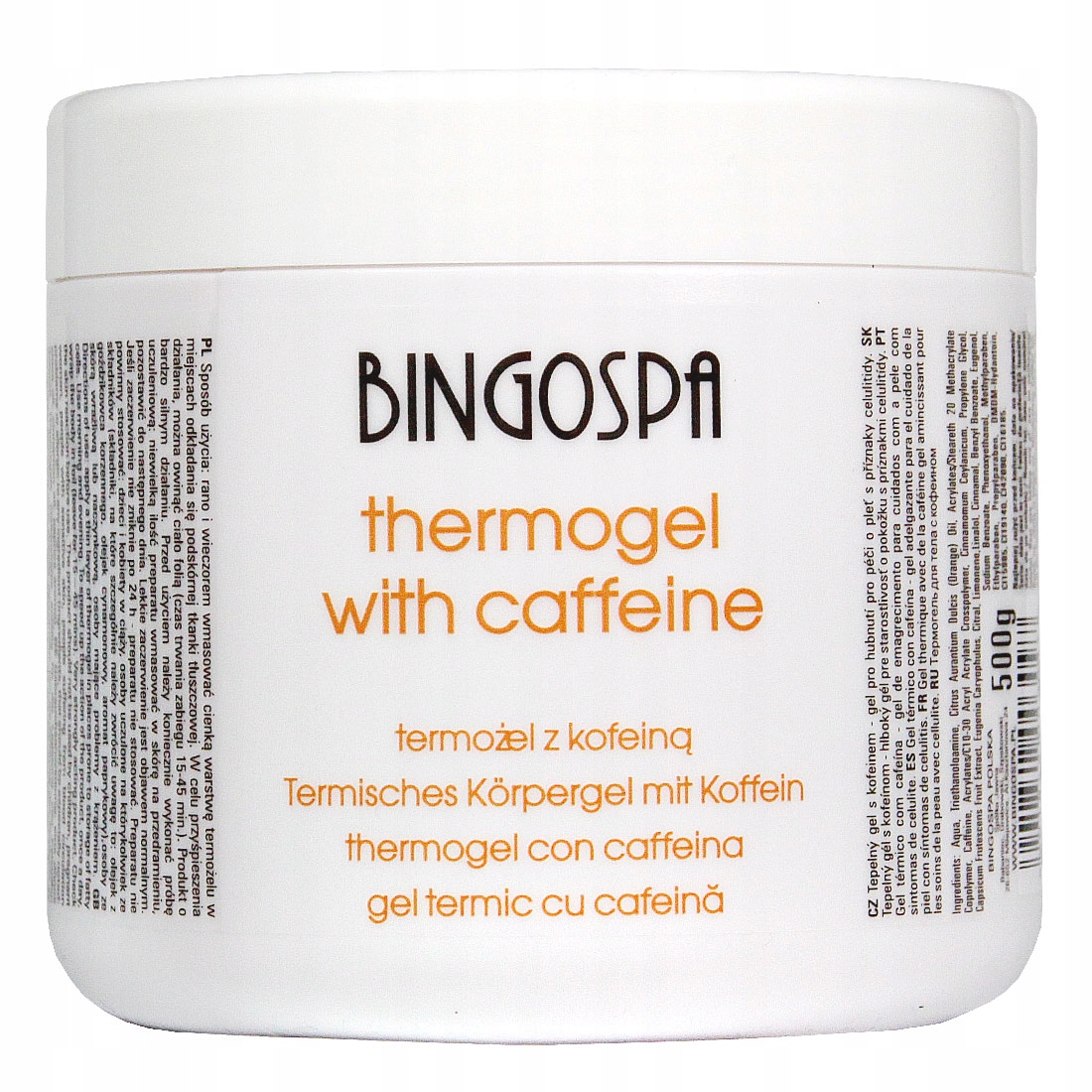 

Mocny Thermogel Z Kofeiną 500g BingoSpa