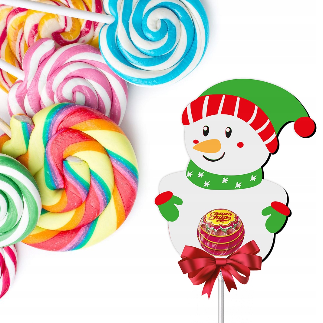 Dekorace Vánoční Ozdoba Obal Na Lízátko Dárek Pro Děti