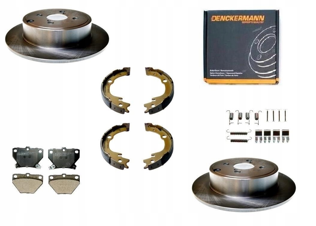 Kotouče Čelisti Toyota Yaris I 1999-2005 Prius 2000-2004 Zadní Sada 269M