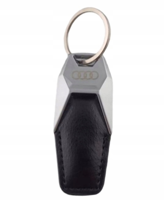 Audi Brelok Breloczek Skórzano Metalowy Premium
