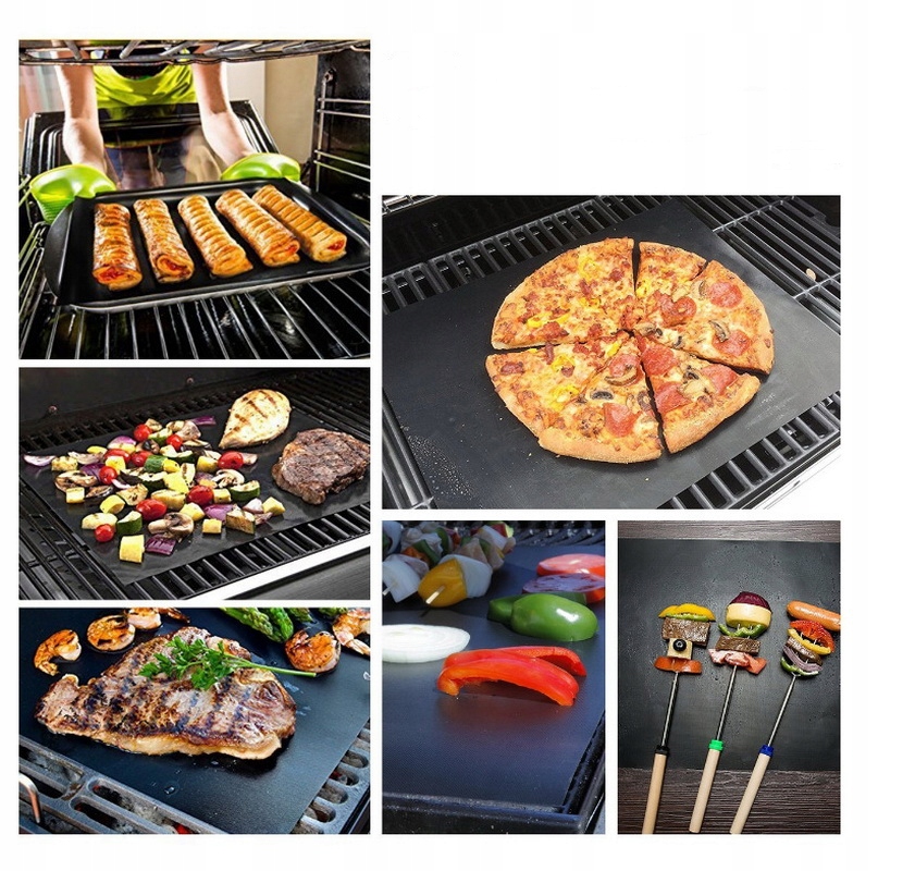 MATA TEFLONOWA DO GRILLA PIEKARNIKA PIECZENIA XXL Długość (cm) 40 cm