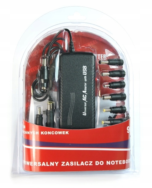 Zasilacz uniwersalny sieciowy Ac 230V 90W+ Usb