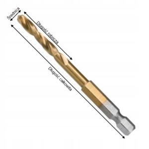 

Makita Wiertło do metalu Hss-tin 3 mm 6-kąt 1/4