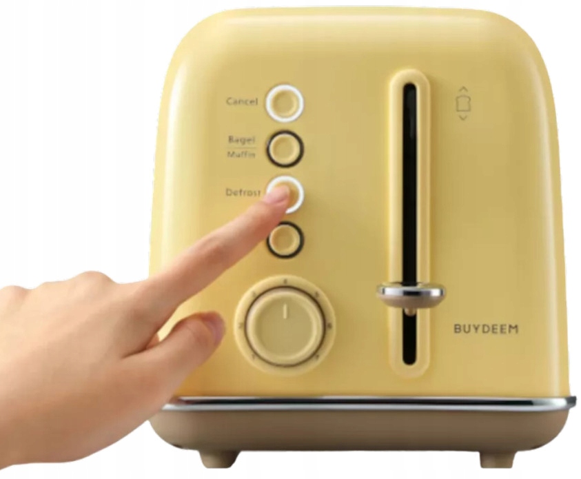 BUYDEEM Toster na 2 kromki, DT620E, Mellow Yellow, EU — 7