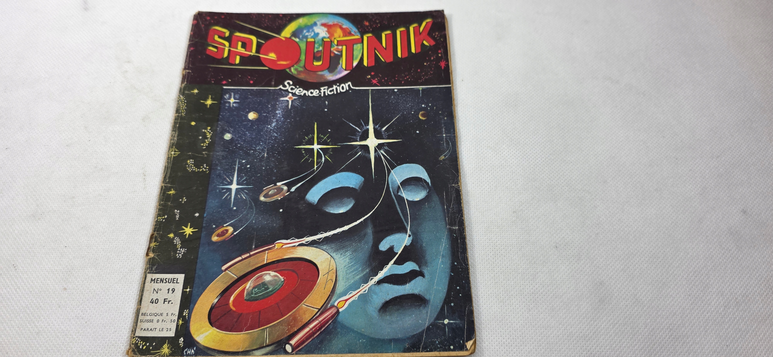 SPUTNIK SCIENCE FICTION NR.19 STARY KOMIKS Z 1959