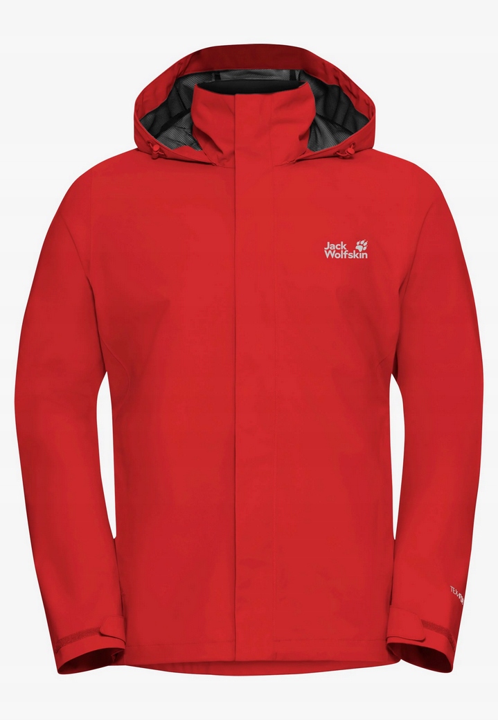Męska Kurtka Wodoodporna Jack Wolfskin Trailtime 2l Jkt Siren Red XL