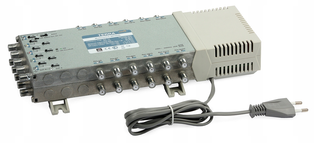 Multipřepínač MR-924L 9-vstupový/24-výstupní Terra