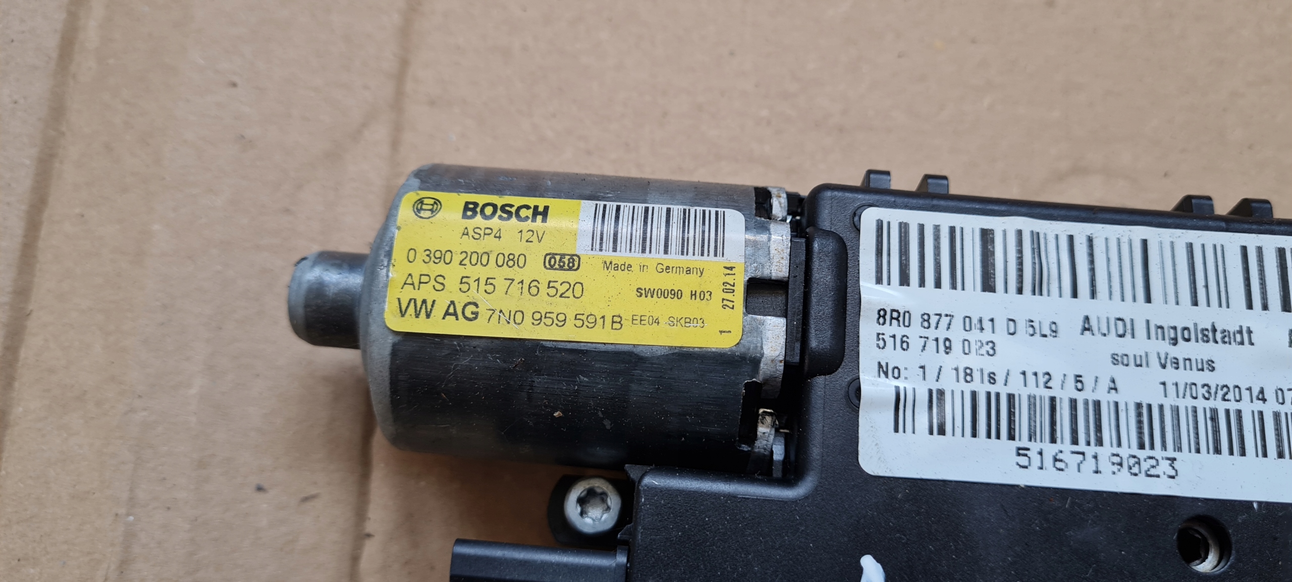 SQ5 8R Q5 Motor Schiebedach PANORAMA 8R0877041D
