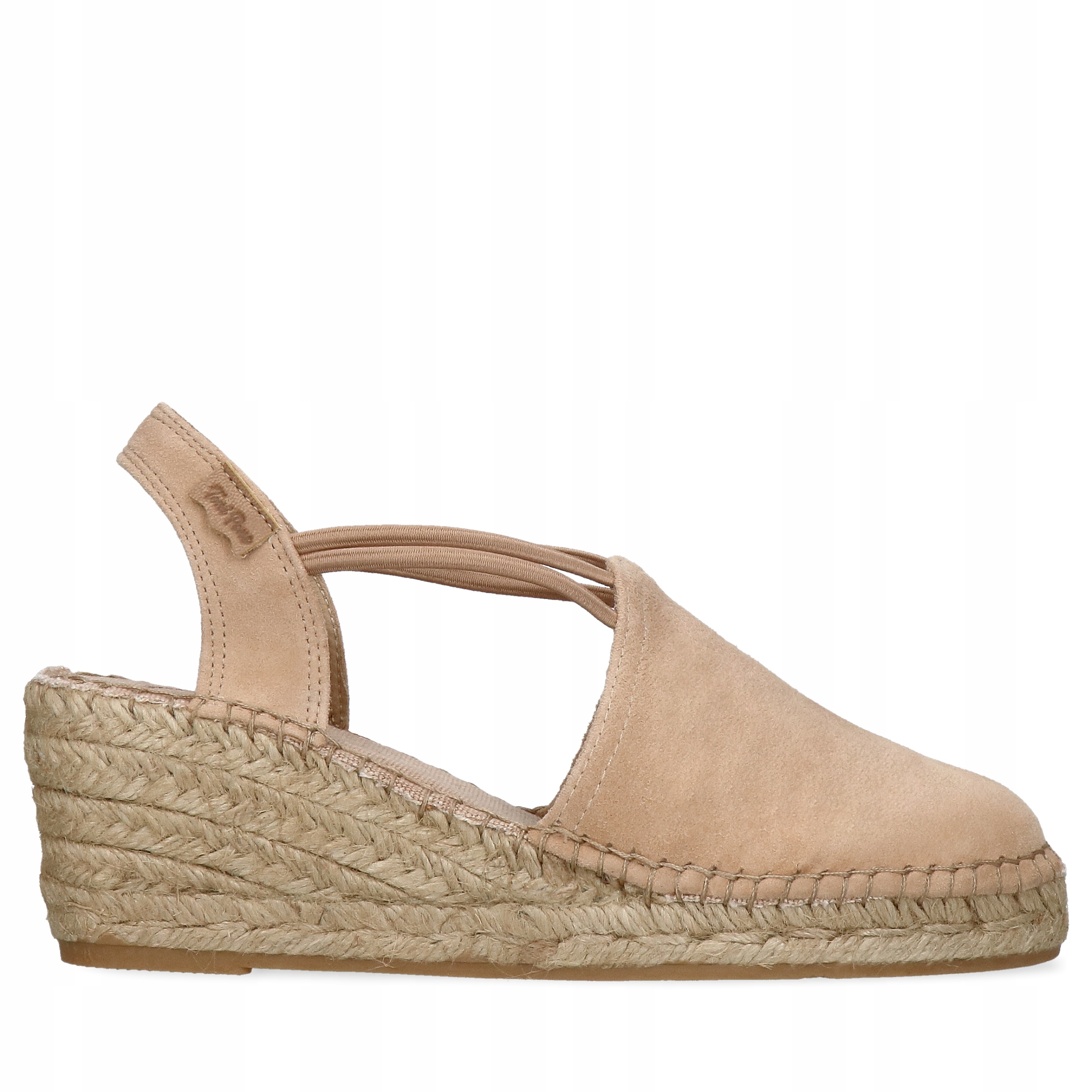 Beżowe Espadryle Tremp 40