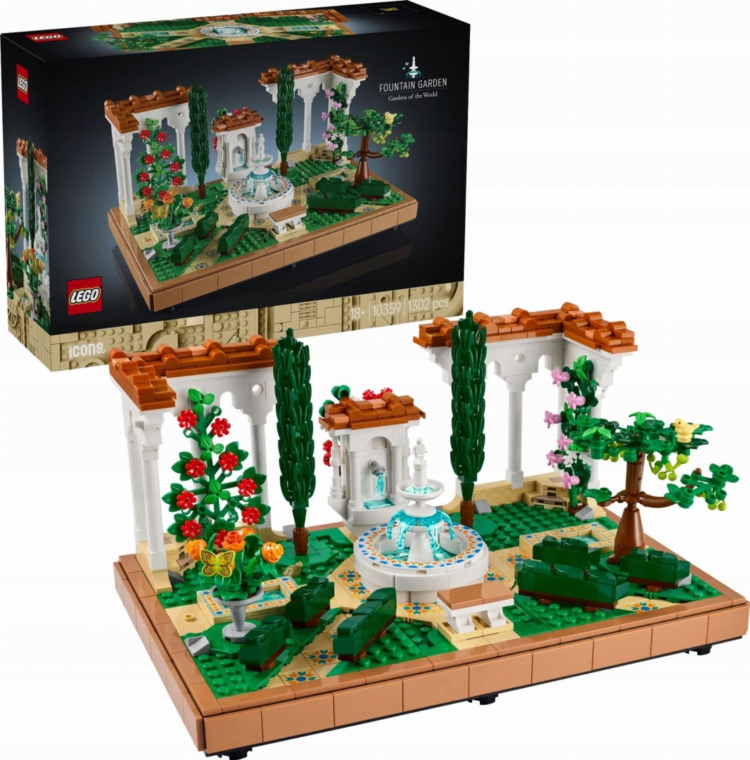 10359 Lego Icons Fontána v zahradě