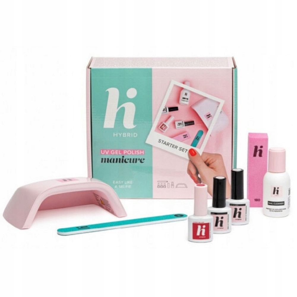 Hi Hybrid Startovací Sada Pro Hybridní Manikúru S 24W Lampou