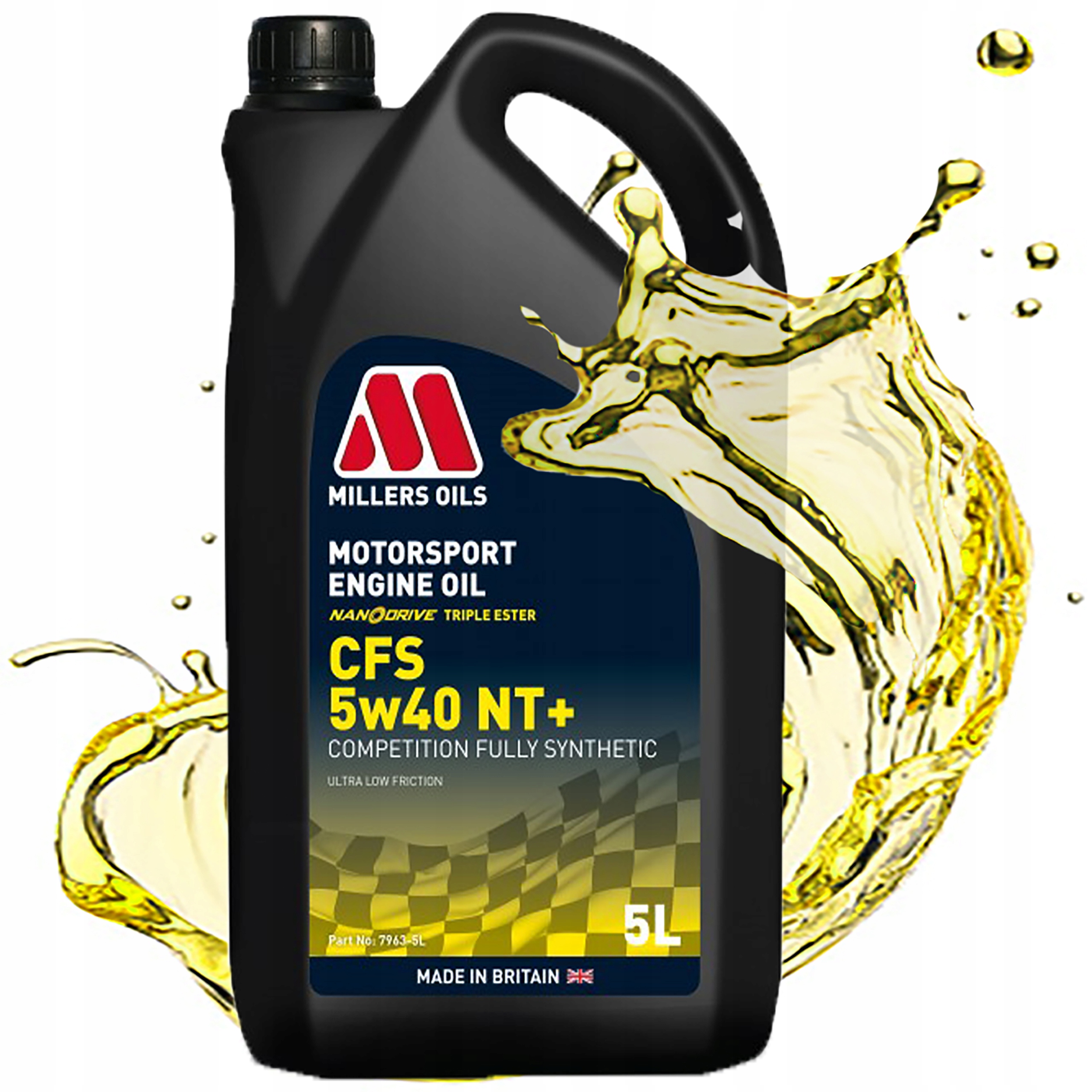 Synetický Motorový Olej Estry Motorsport Millers Oils Cfs 5w40 Nt+ 5L