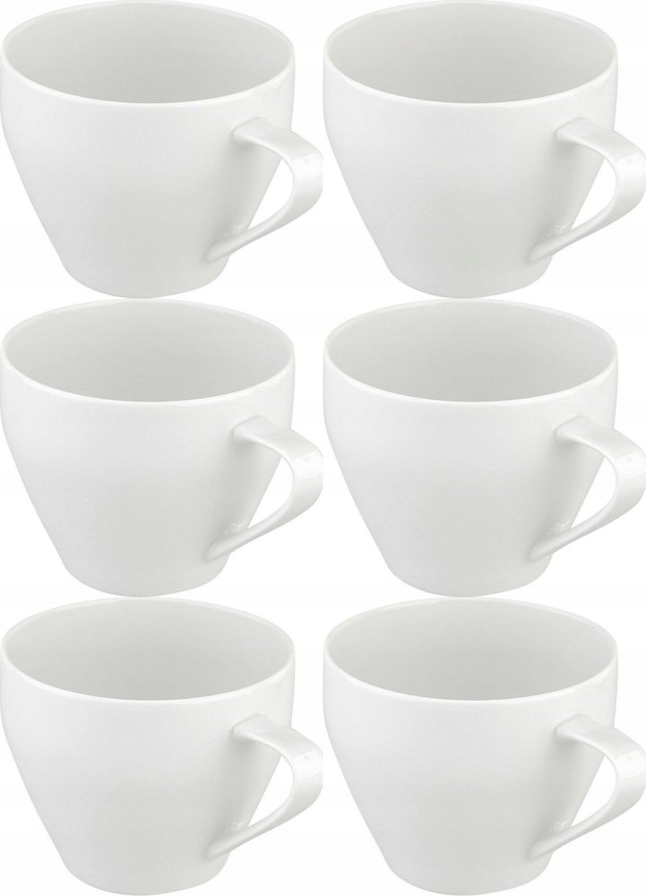 Filiżanka porcelanowa do kawy i herbaty Biała 250ml MariaPaula Moderna x 6