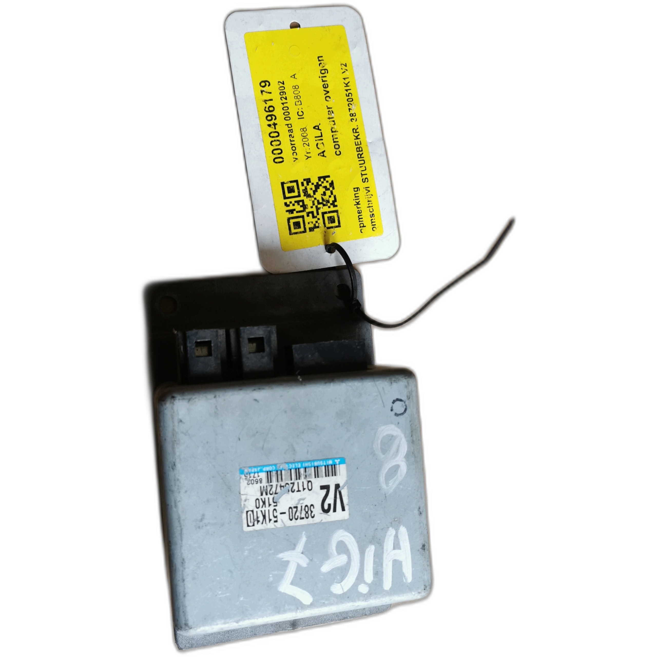 control unit module of the control SUZUKI SPLASH 38720-51K10 Q1T28472M