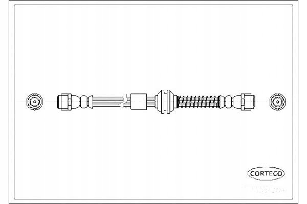 Corteco тормозной шланг Audi Q7 3.6 (4L)