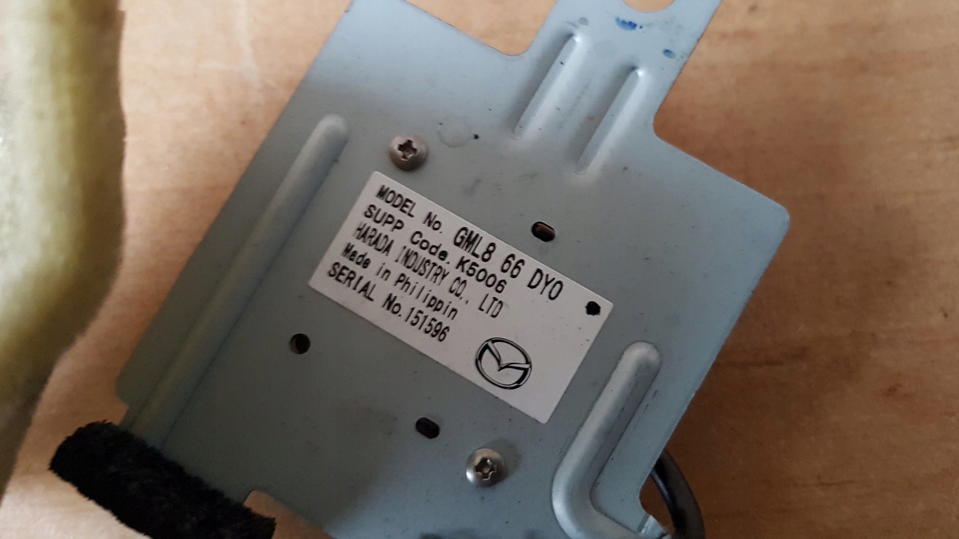 Antenne Navigation GPS MAZDA 6 GJ LIFT GML866DY0