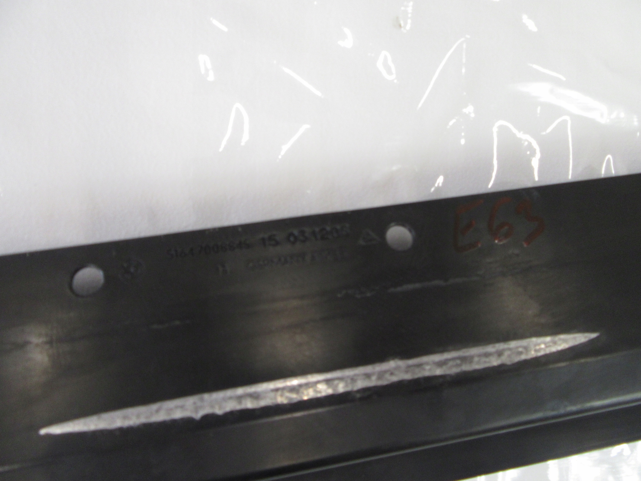 pillar iron support panel for radiators sider BMW e63 e64