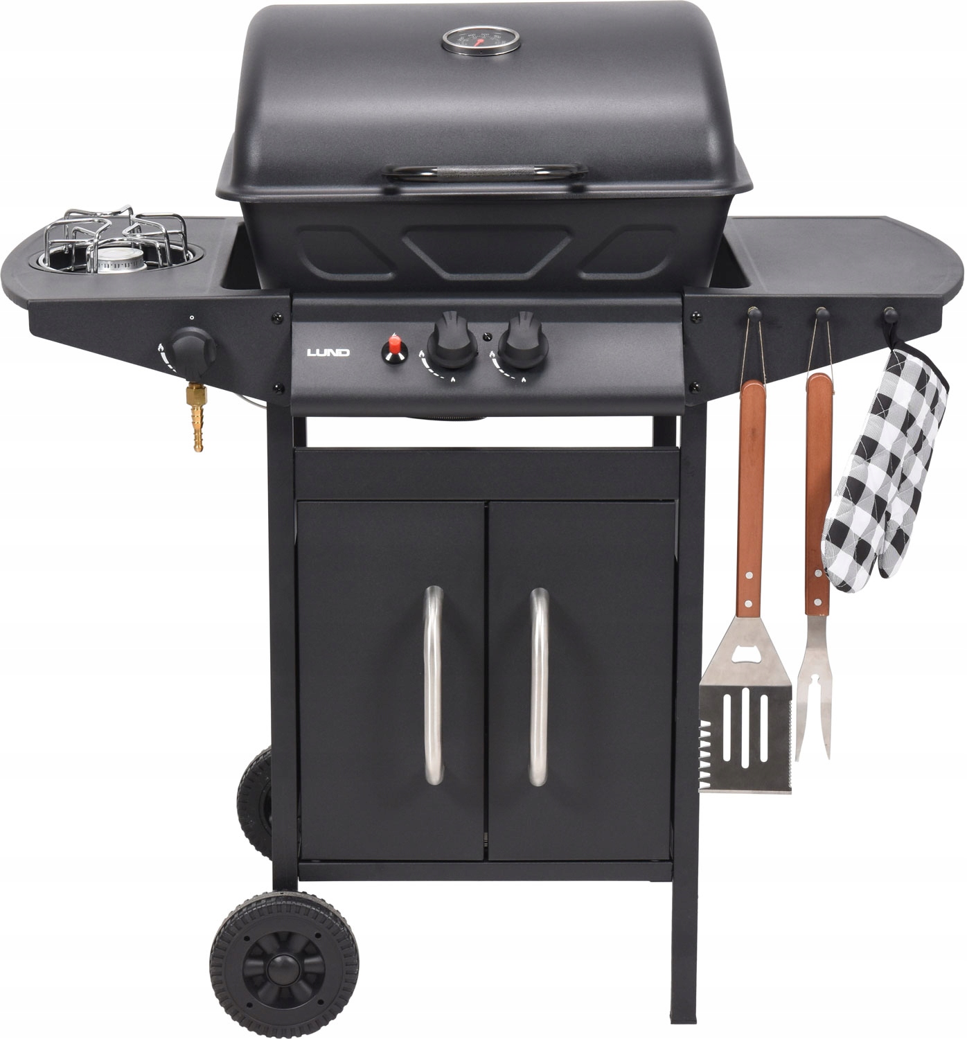 

Grill Gazowy Ogrodowy 8KW Palniki 2+ Palnik Boczny