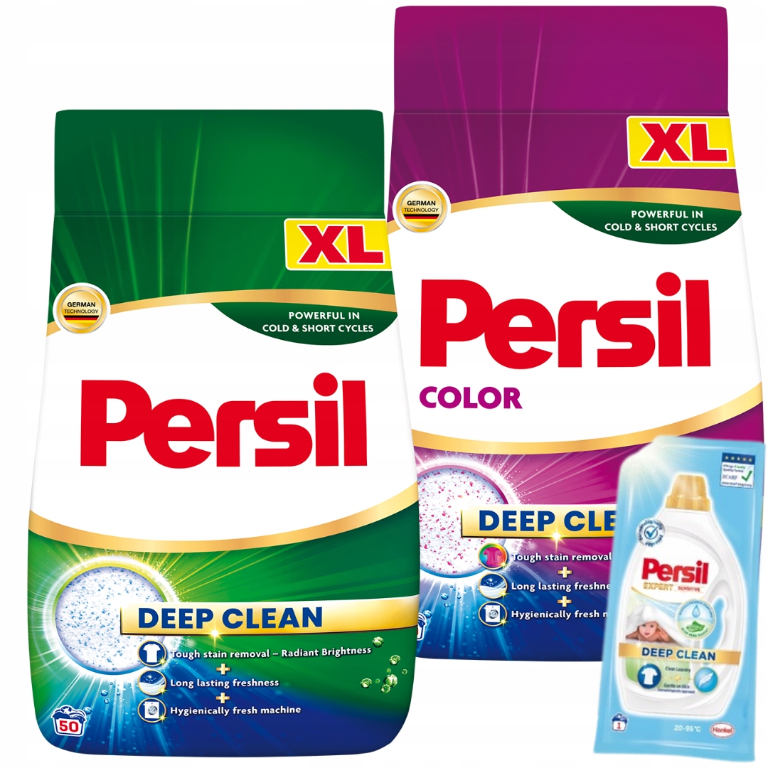 Persil Deep Clean Prášek na praní Regular Color Mix 2x2,75 kg 100 praní