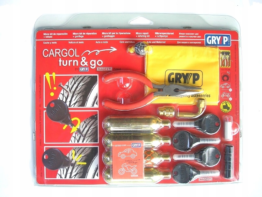 СУПЕР РЕМОНТНЫЙ КОМПЛЕКТ ДЛЯ ЛЕГКОВЫХ ШИН МОТОЦИКЛОВ