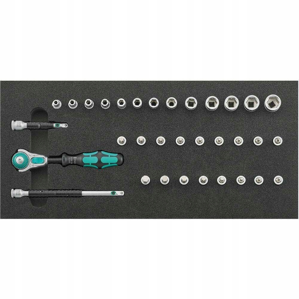 Nástrojový modul s koncovkami na výmenu nástrčného kľúča 1/4", 33-dielny, modul 1/3 Format