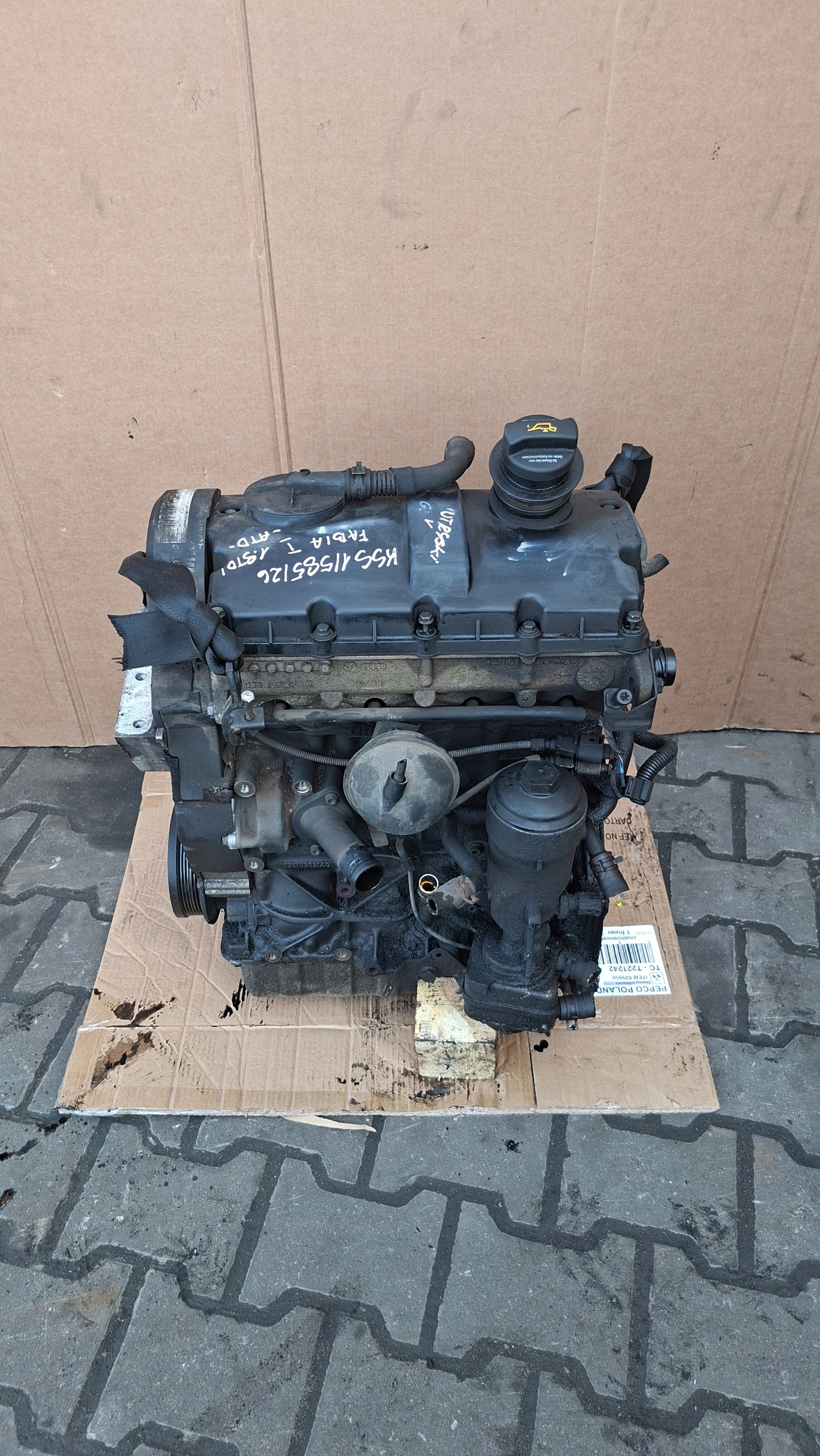 engine pillar Z UKLADEM PALIWOWYM SKODA FABIA and 1.9TDI