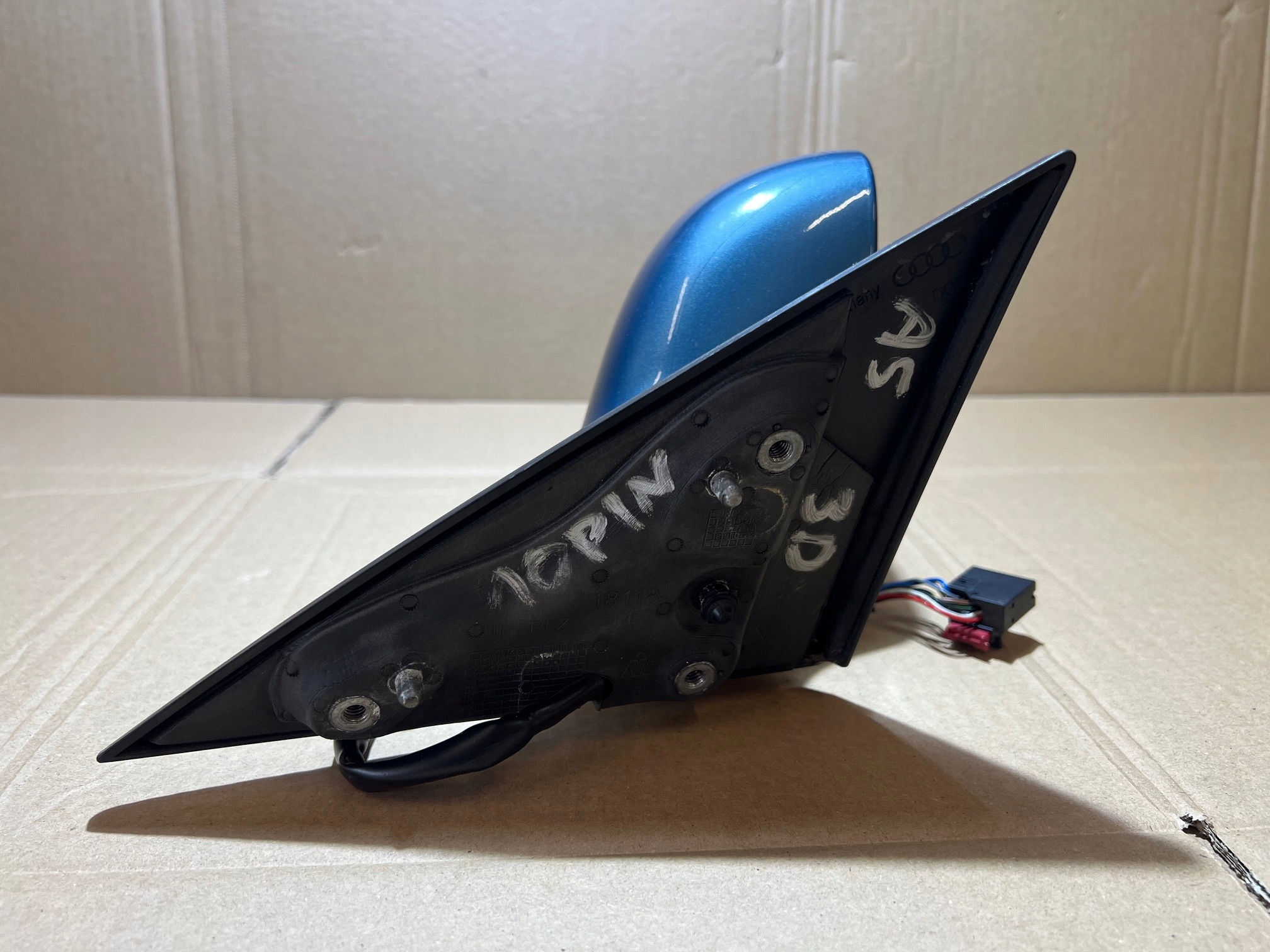 AUDI A5 8T 3D LX5U COUPE mirror right 10 PIN
