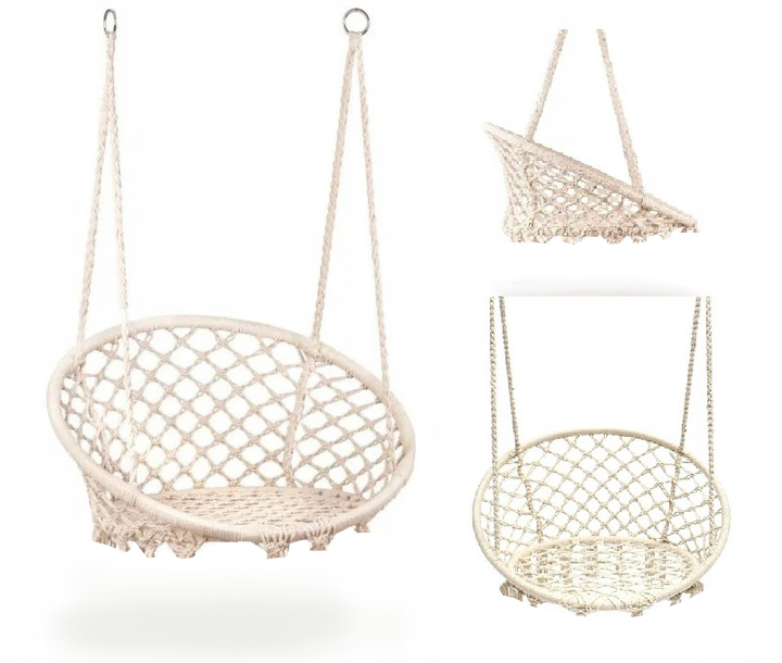 HUŚTAWKA OGRODOWA WISZĄCY FOTEL BOCIANIE GNIAZDO