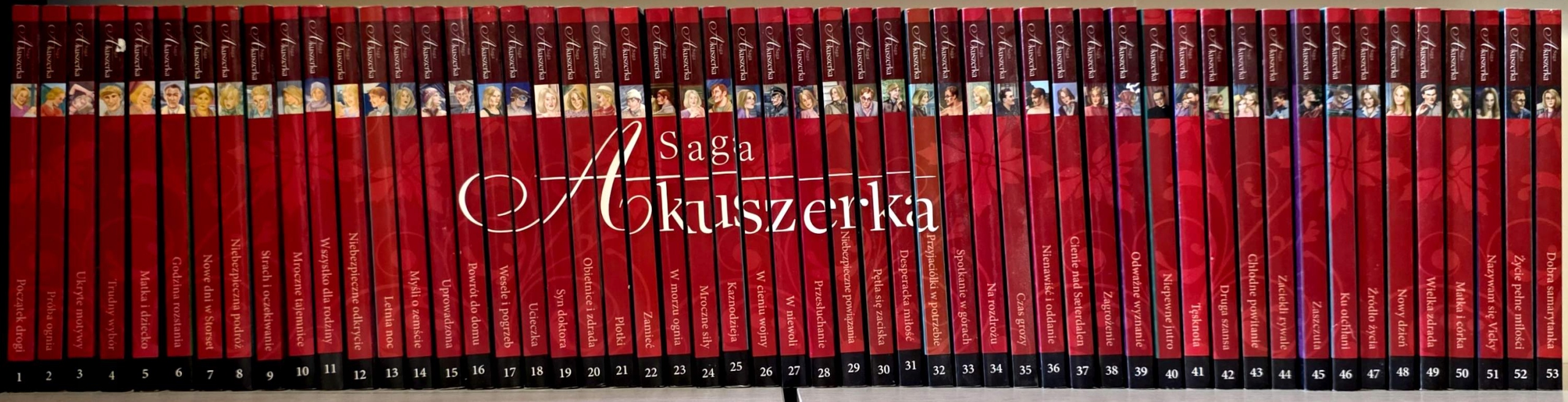SIGRID LUNDE SAGA AKUSZERKA TOMY 1-53