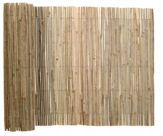 Mata Cieniująca Osłonowa Na Płot Balkon Ogrodzenie Bambus Bambusowa 1x5 M