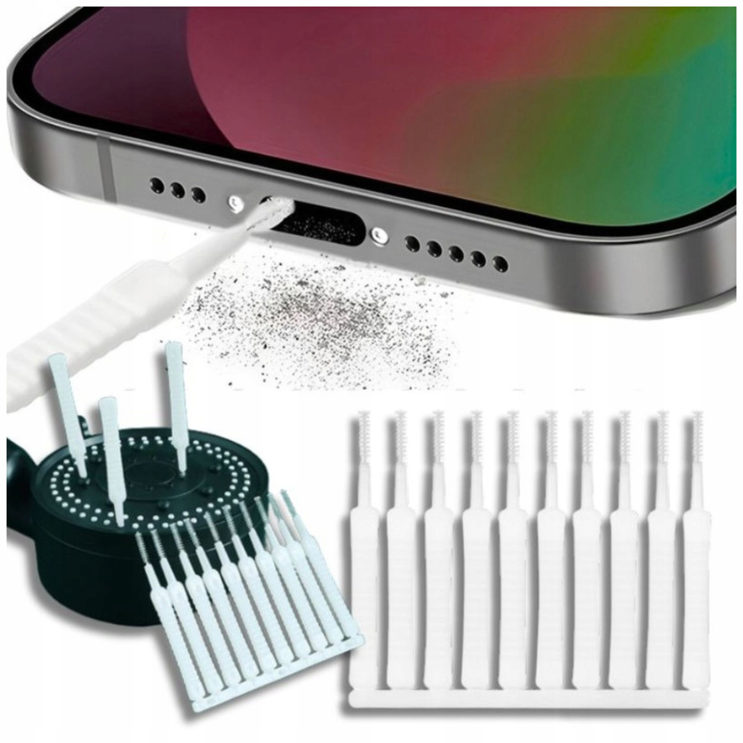 10X CZYŚCIK DO CZYSZCZENIA WEJŚCIA DO TELEFONU GŁOŚNIKA SŁUCHAWKI PRYSZNICA