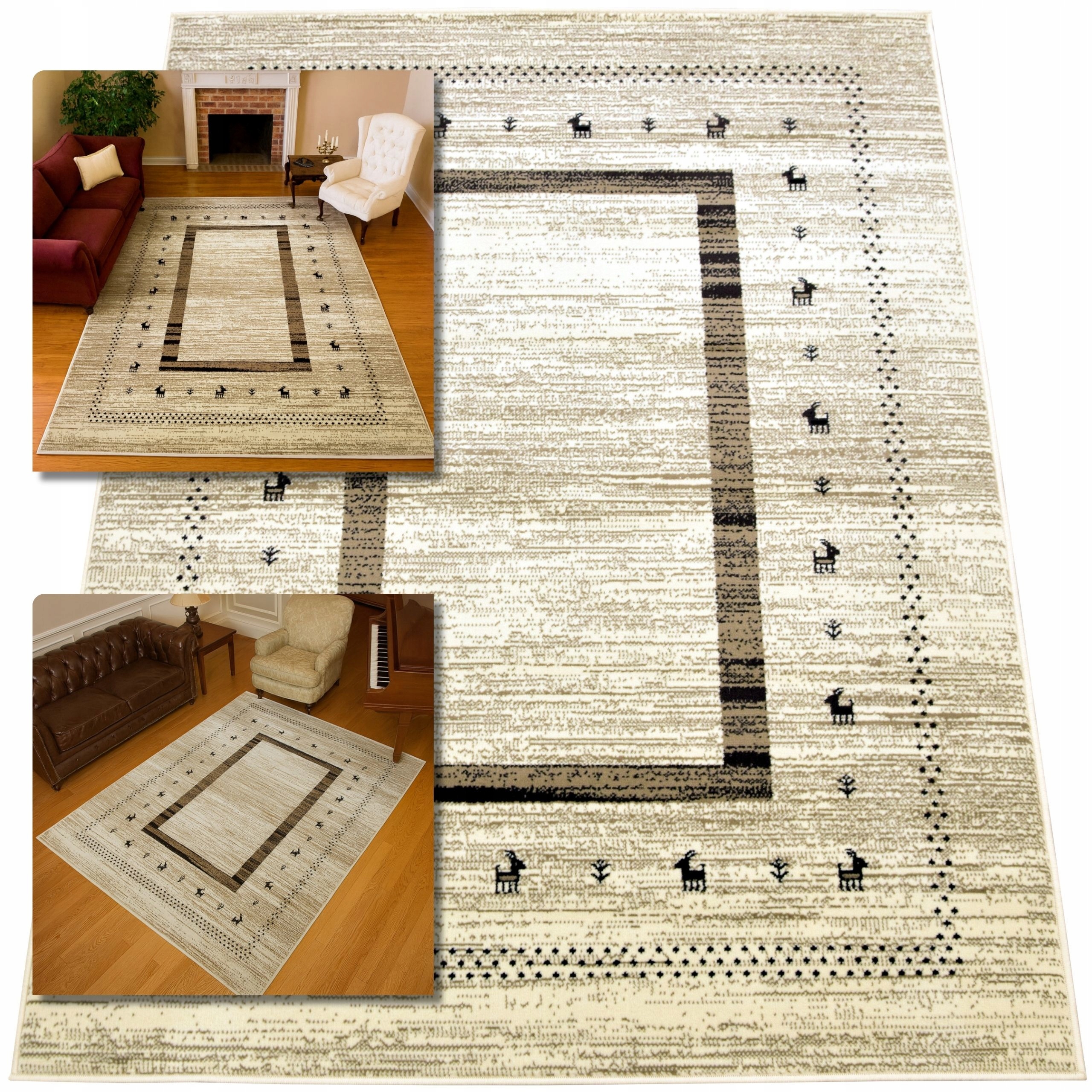 Koberec 235x320 Venezia Béžový Koberec Do Obývacího Pokoje Belgický Koberec Do Ložnice