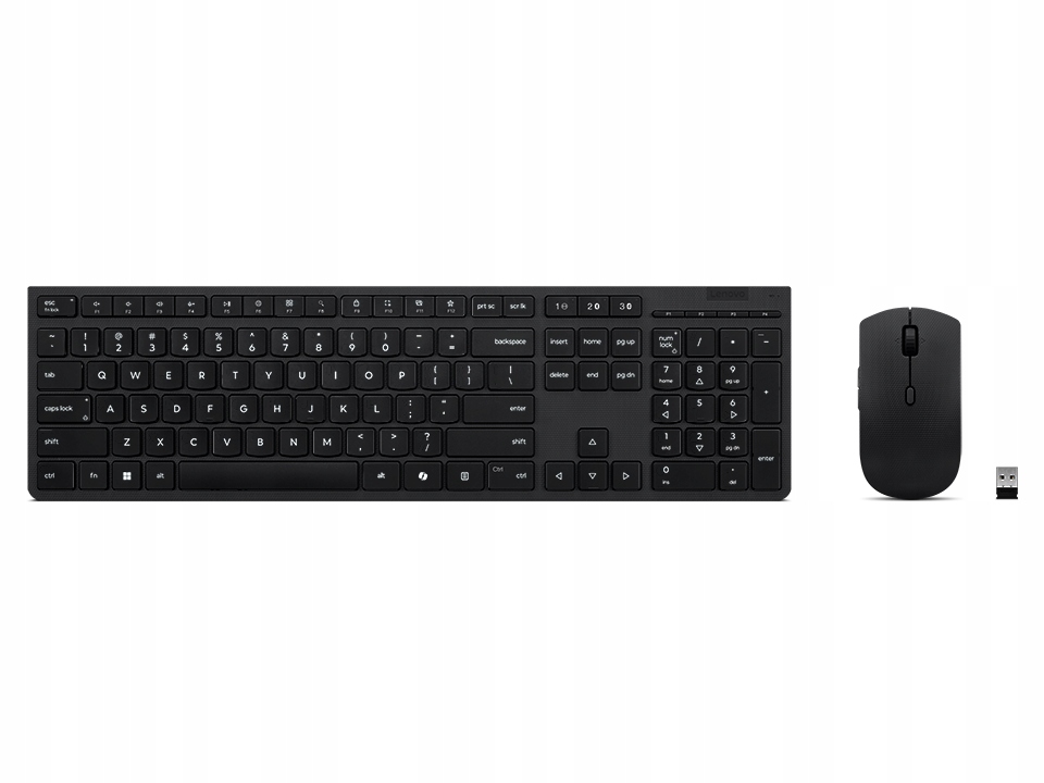 Lenovo Professional Wireless Rechargeable Keyboard and Mouse Combo Ai Us