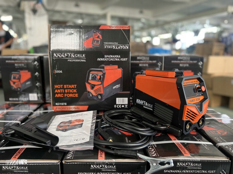 SPAWARKA INWERTOROWA INWERTEROWA MMA TIG LCD 330A IGBT HOT START ANTI STICK Waga urządzenia 5.7 kg