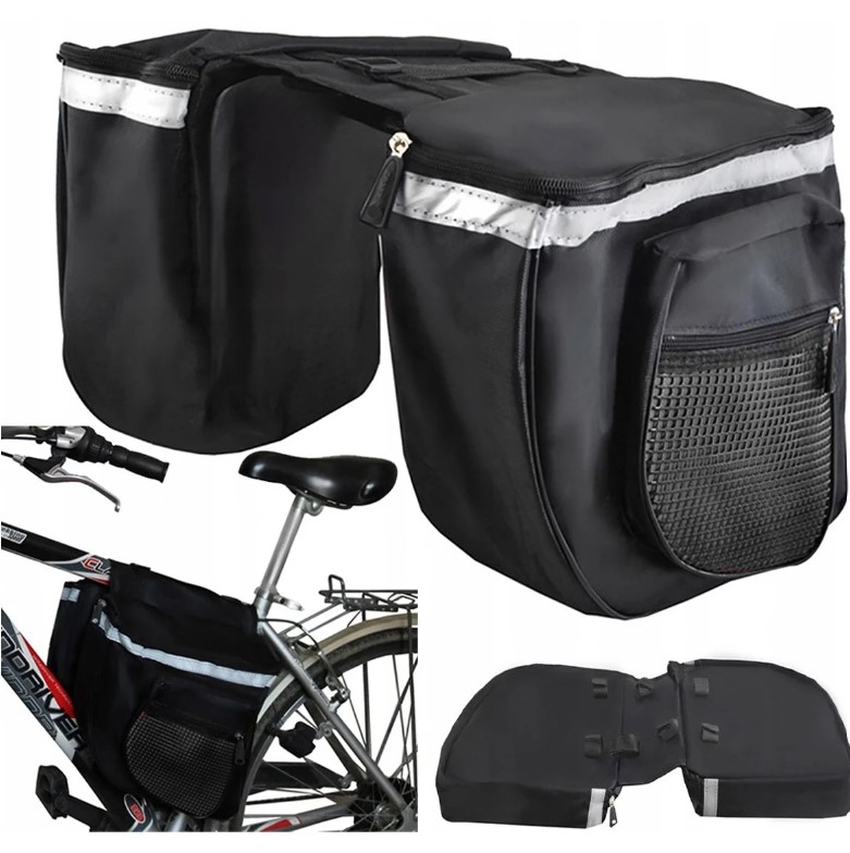 TORBA ROWEROWA NA BAGAŻNIK SAKWA ROWER POJEMNA XXL