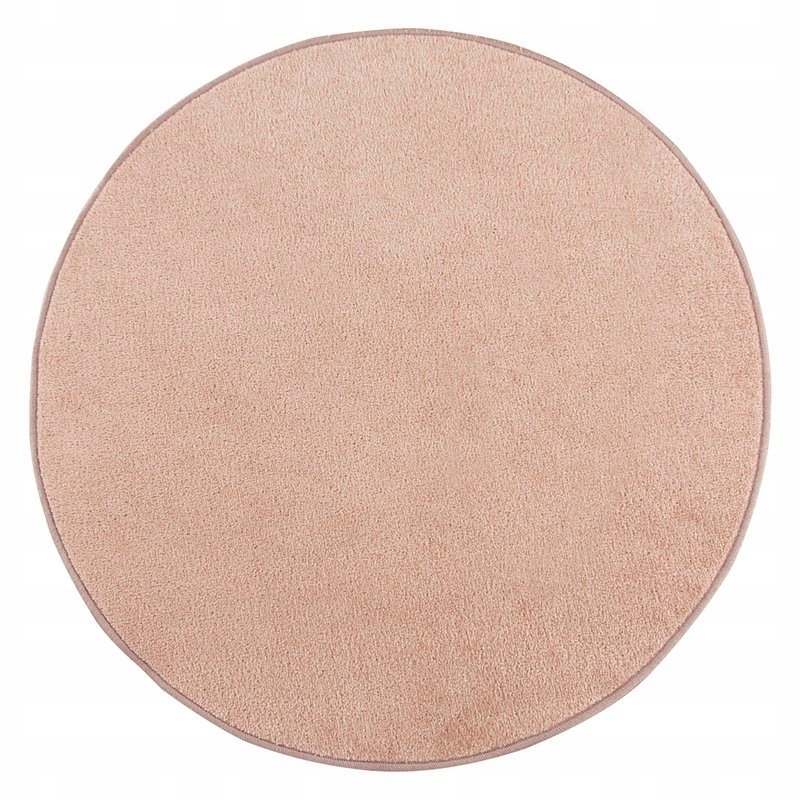 

śr. 80 cm Okrągły Dywan Pastelowy Pudrowy Róż Koło