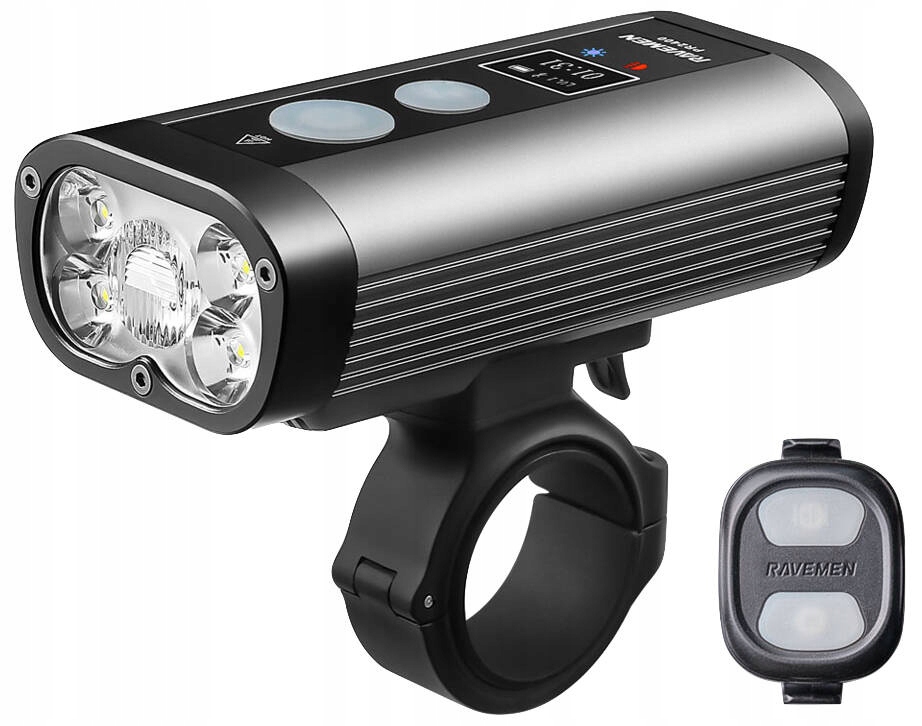 Přední světlo Ravemen PR2400 2400Lm Usb Led s dálkovým ovládáním